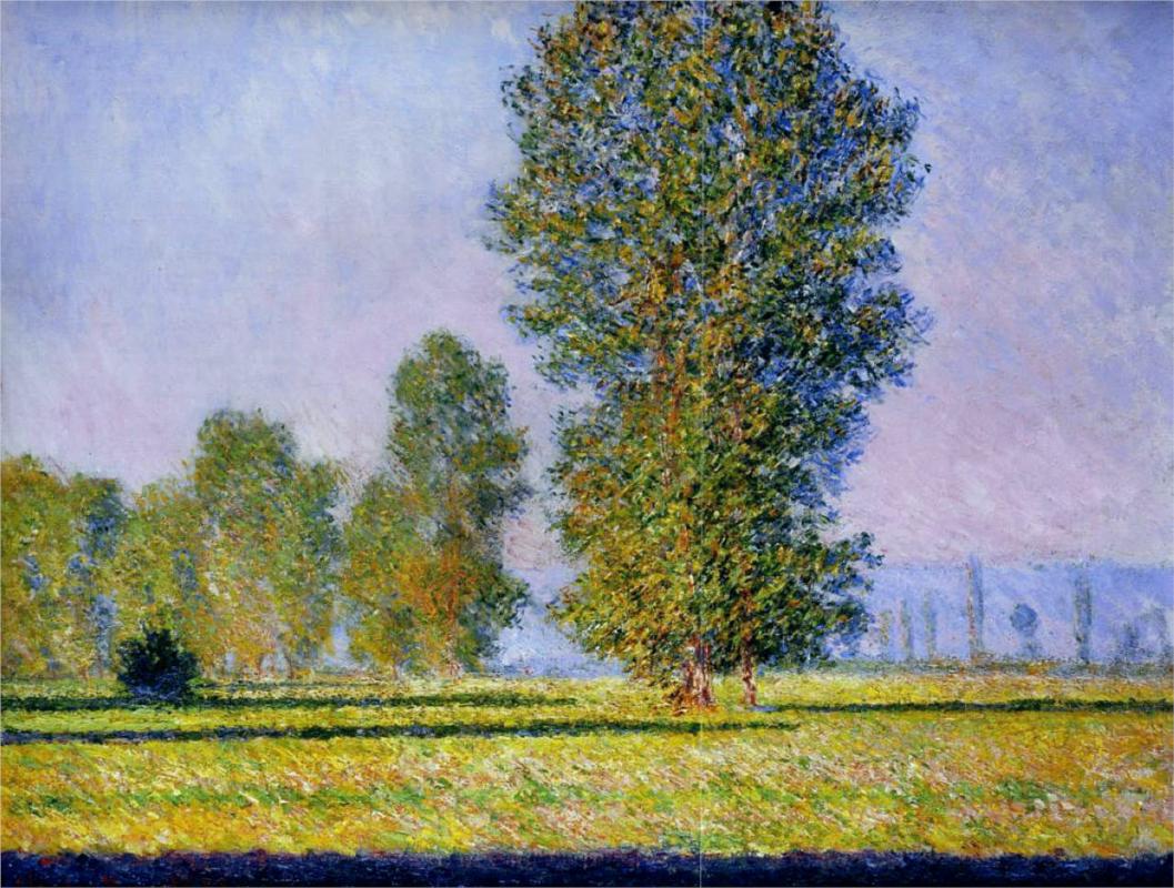 Meadow at Limetz - Claude Monet Paintings
